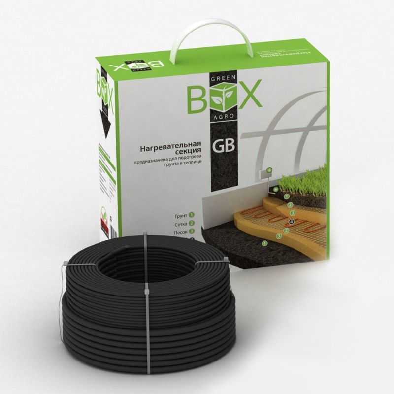 Комплект для обогрева грунта в теплицах GREEN BOX AGRO