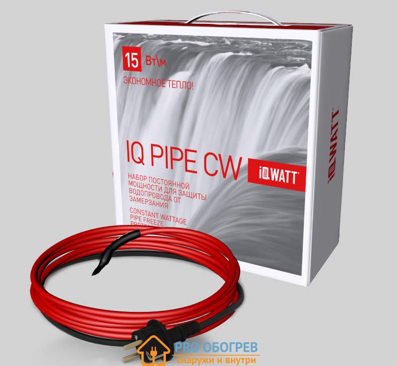 Комплект резистивного кабеля для труб IQ PIPE CW 10m